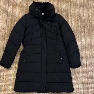 Women's Black Puffer Coat